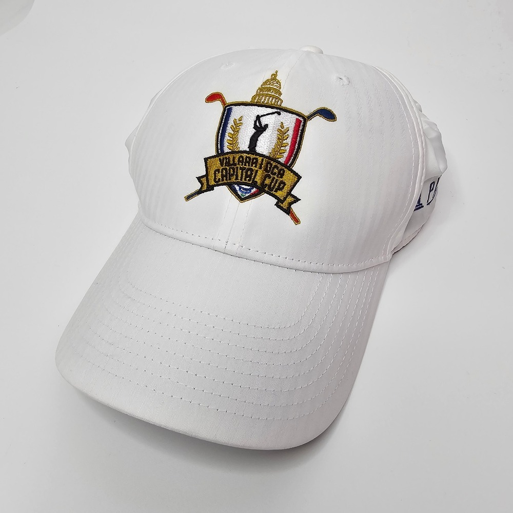 Nike Golf Capital Embroidered Baseball Cap Men's White Adjustable Strap